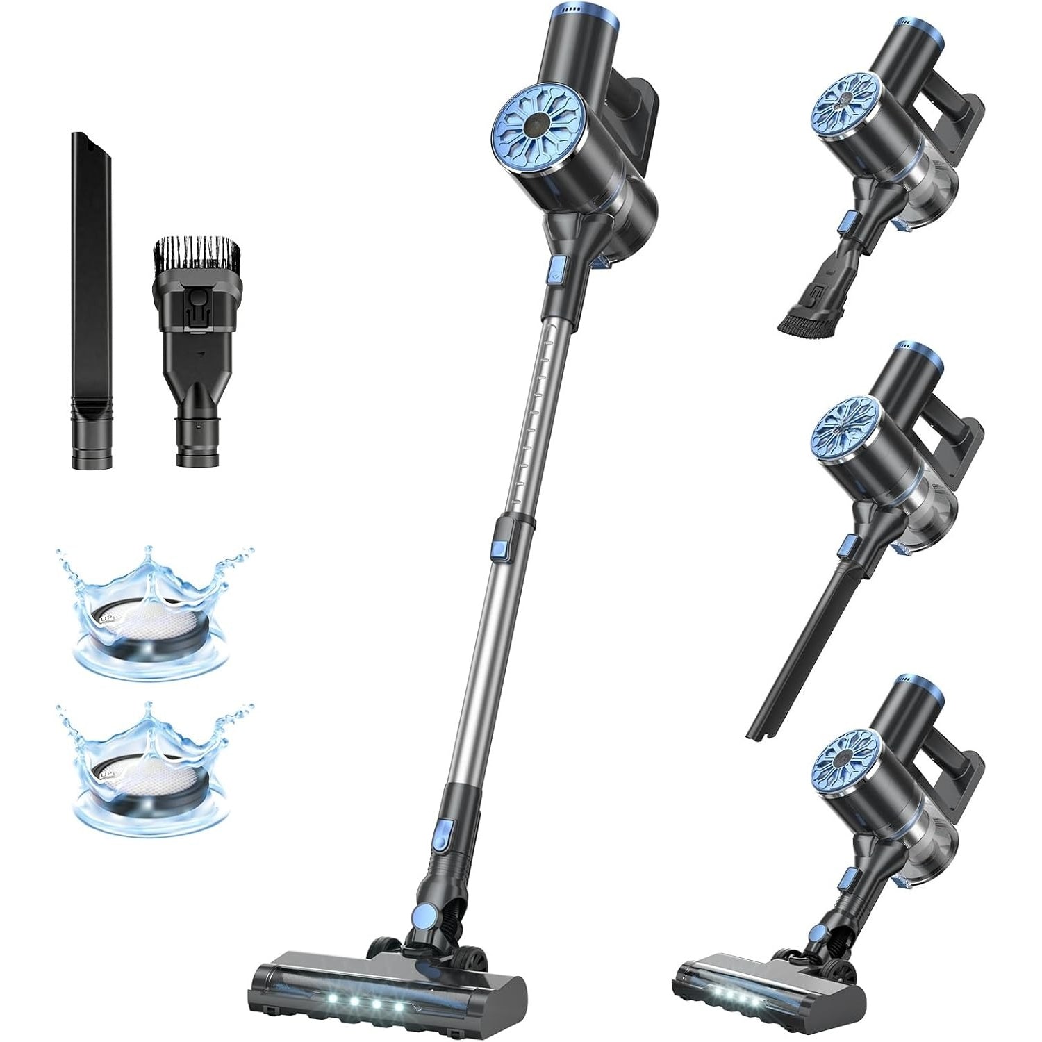 Cordless Vacuum Cleaner with Self-Standing