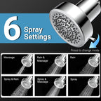 Filtered Shower head for Healthier Hair & Skin