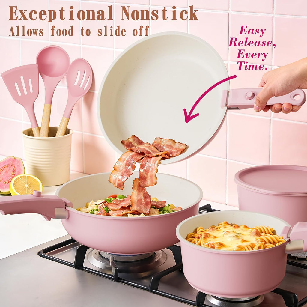 21 pcs Nonstick Ceramic Cookware Set