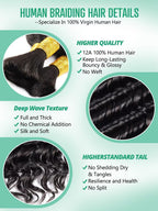 Boho Curly Braiding Hair 18 Inch 160g (5pcs)