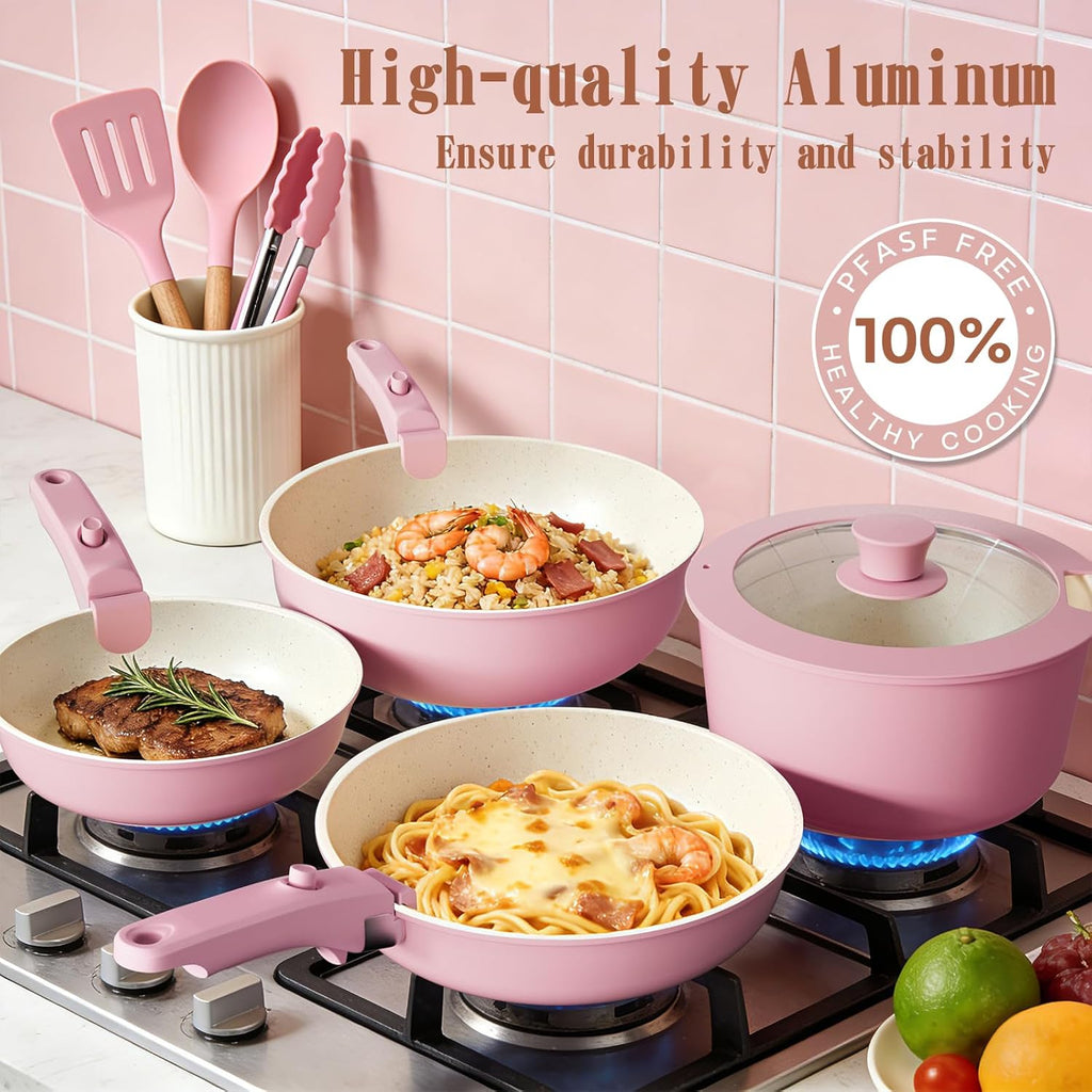 21 pcs Nonstick Ceramic Cookware Set