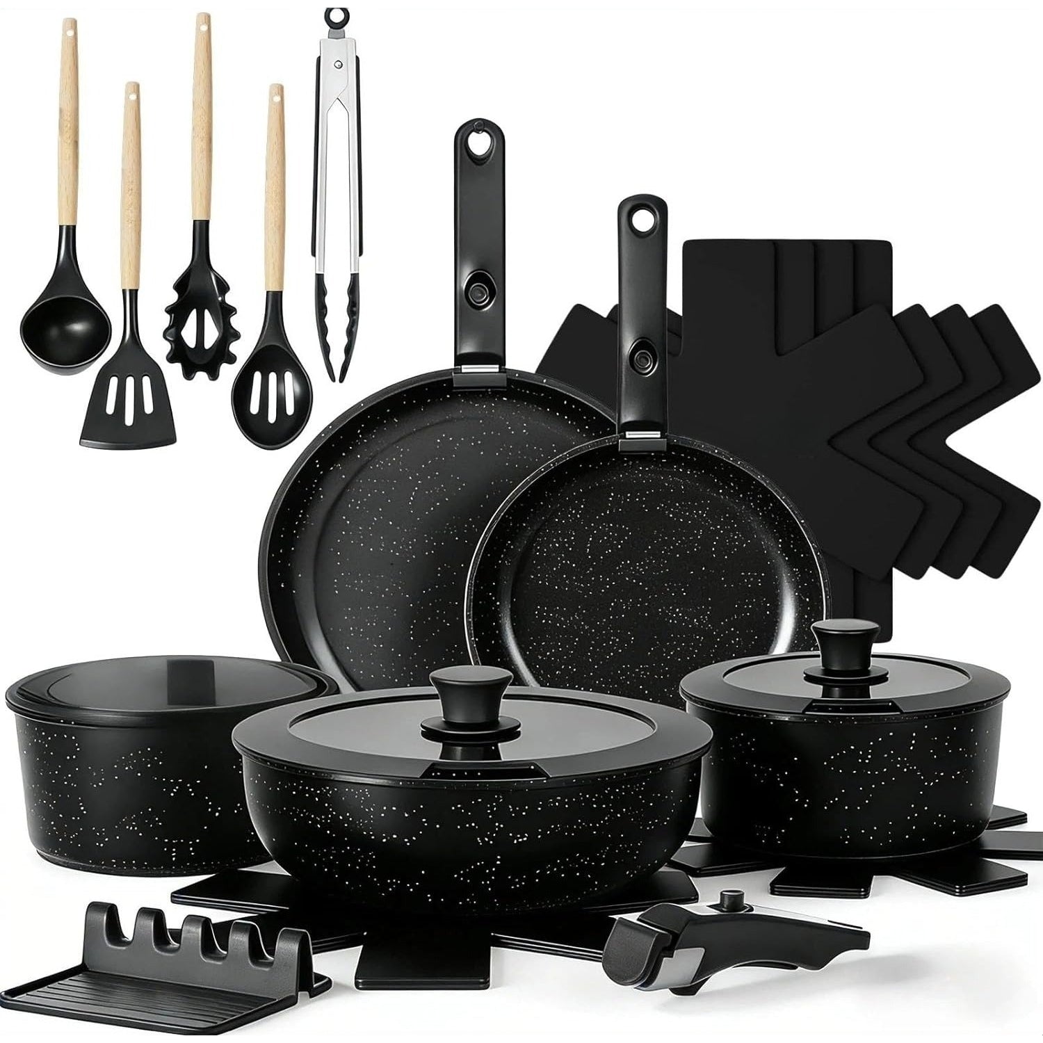 21 pcs Nonstick Ceramic Cookware Set