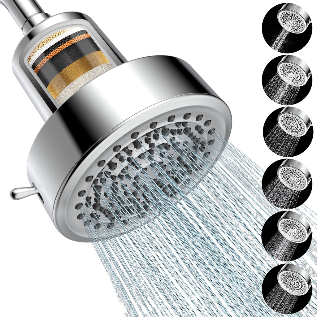 Filtered Shower head for Healthier Hair & Skin