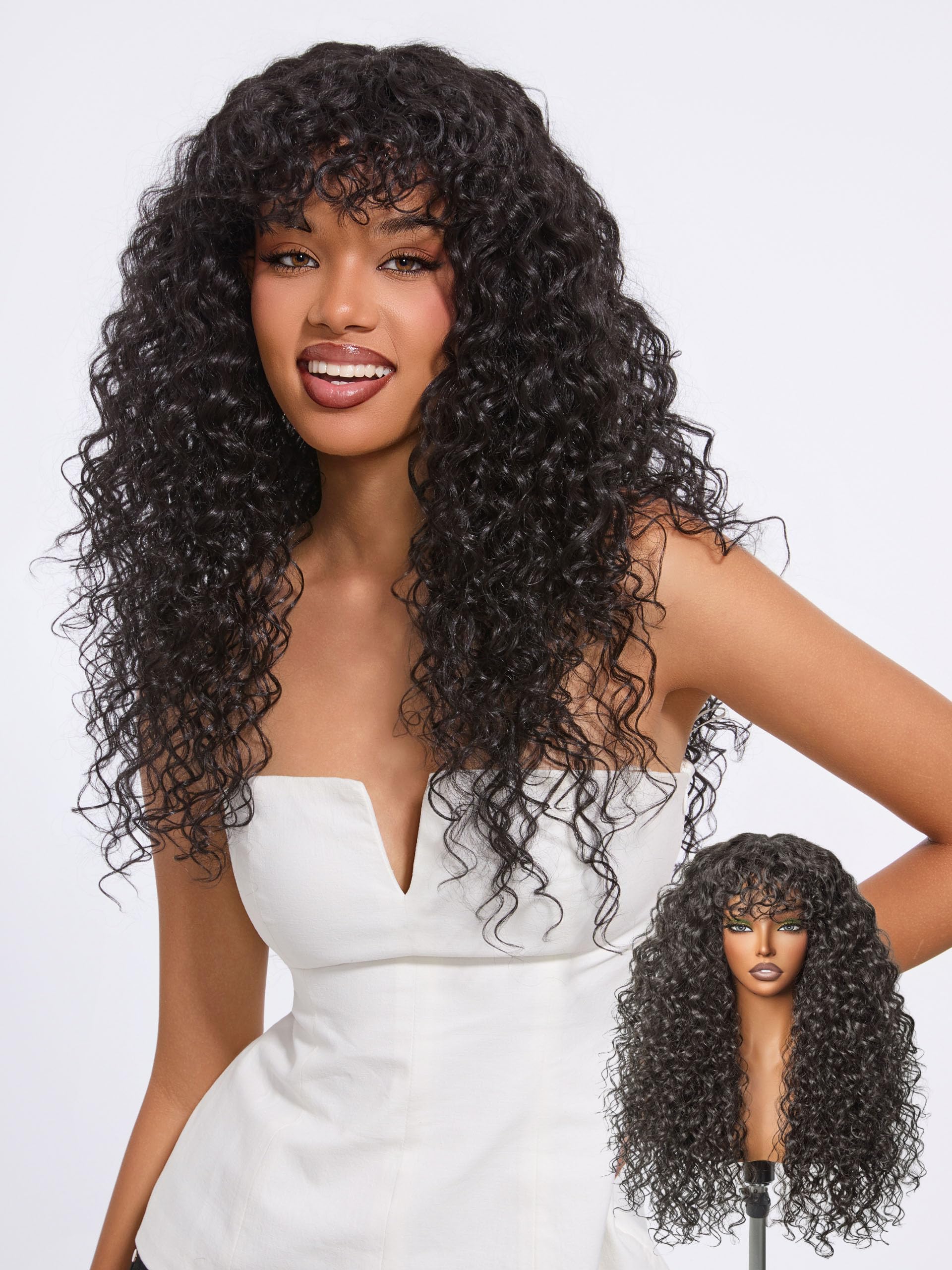 Curly Half Wig 26 Inches