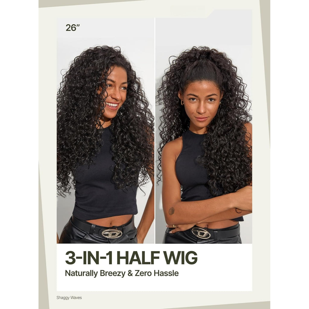 Curly Half Wig 26 Inches